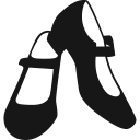 Icon zwei Schuhe mit Riemen