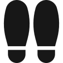 Icon zwei Schuhabdrücke