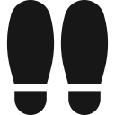 Icon zwei Schuhabdrücke