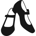 Icon zwei Schuhe mit Riemen